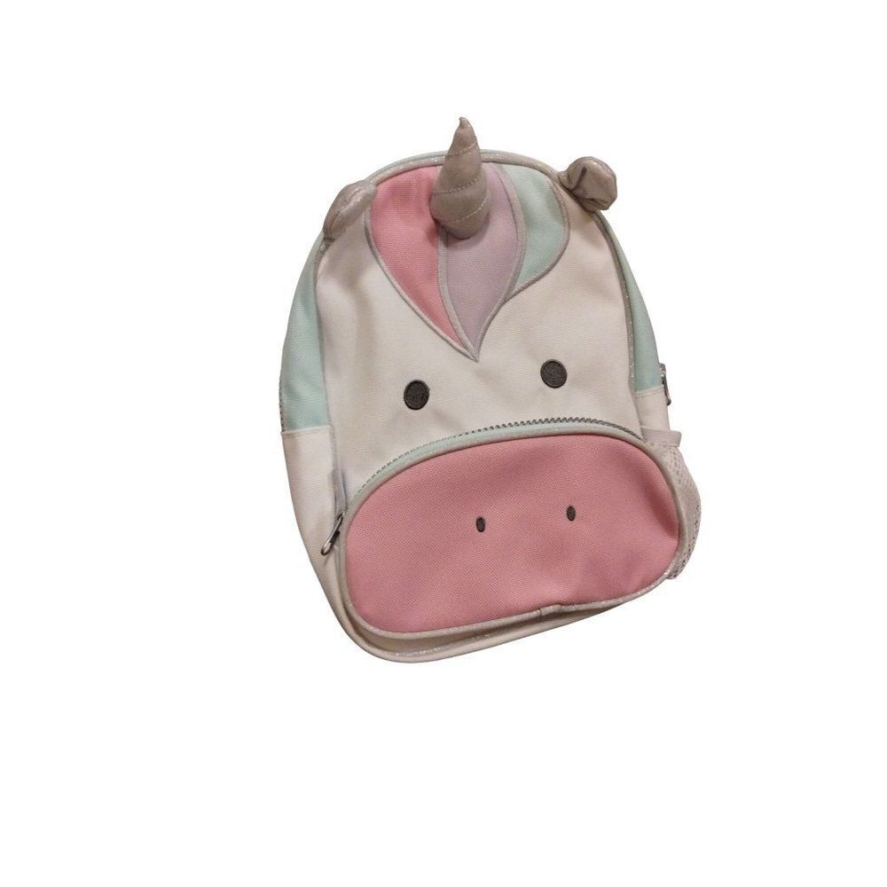 Goldbug Toddler Unicorn Plush Character Mini Backpack - Pastel Pink & Mint